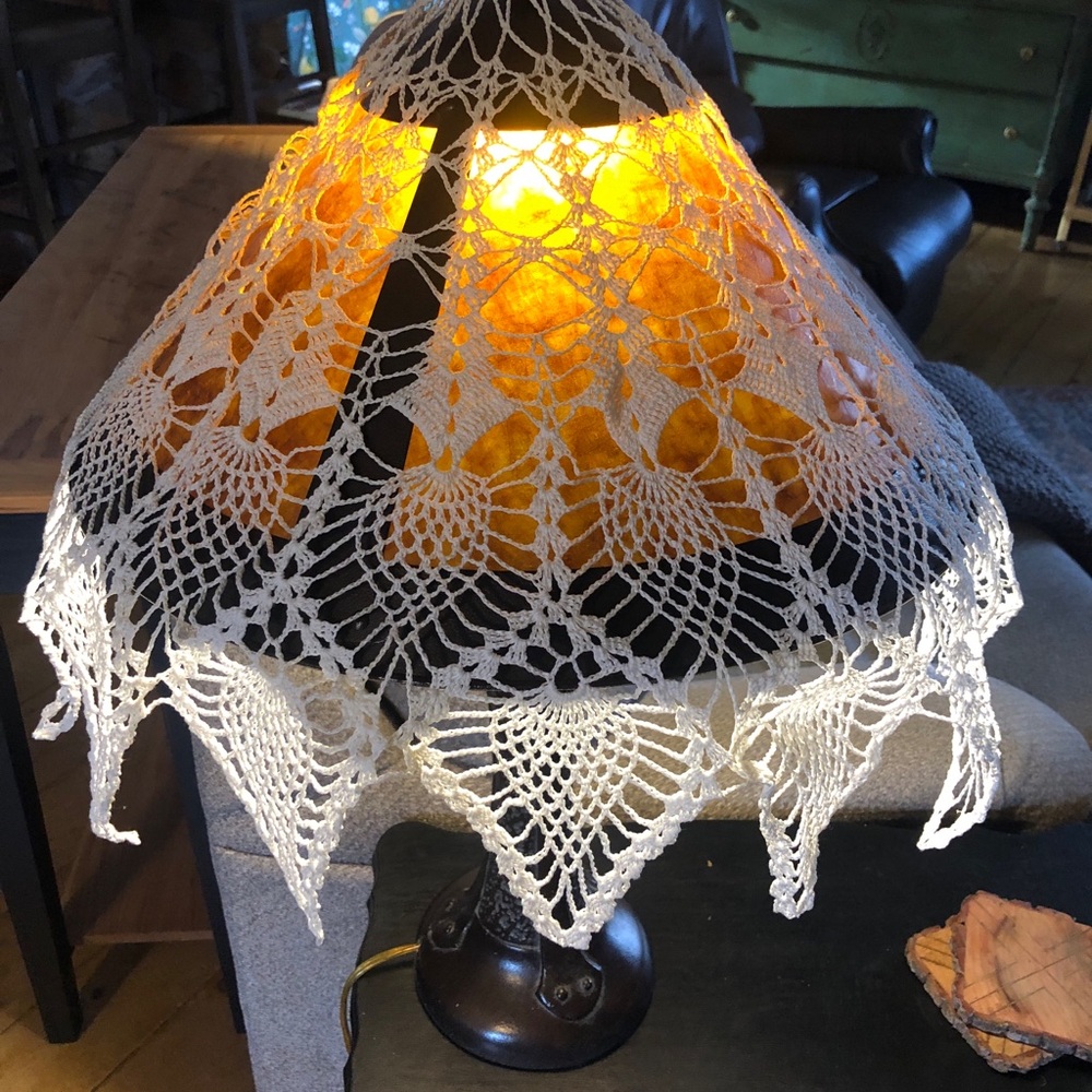 Handmade Crochet Lace Tablecloth - Picture 4 of 4